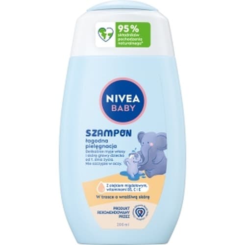 Nivea Baby delikatny szampon i płyn do kąpieli 200 ml