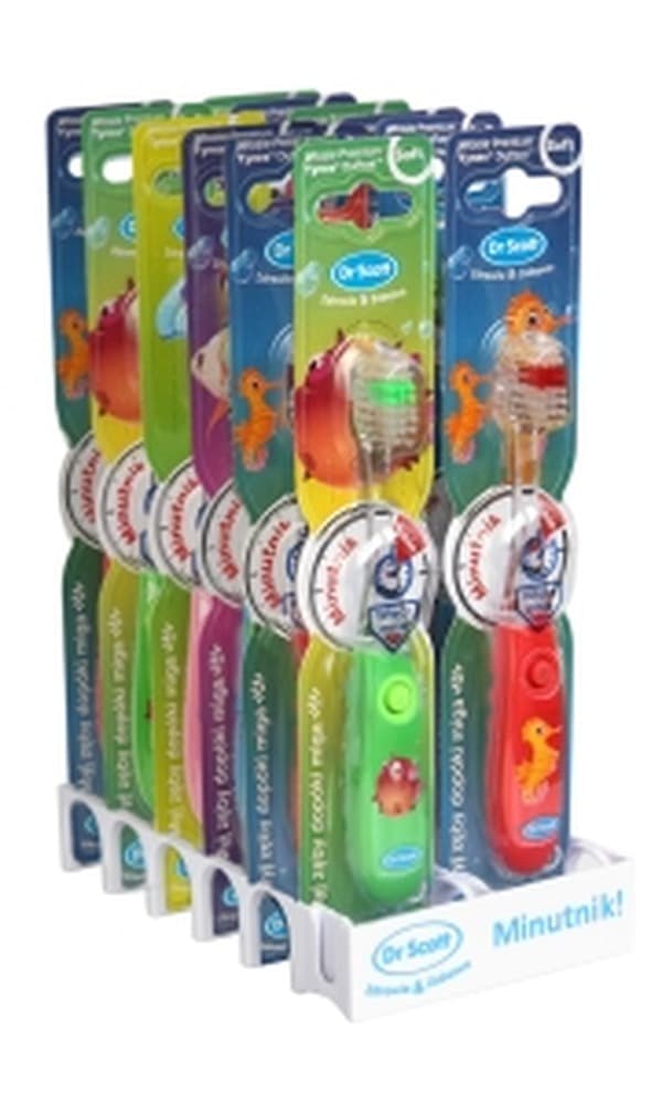 Szczoteczka do zębów dla zwierząt Dr. Scott z minerałami 3 sztuki