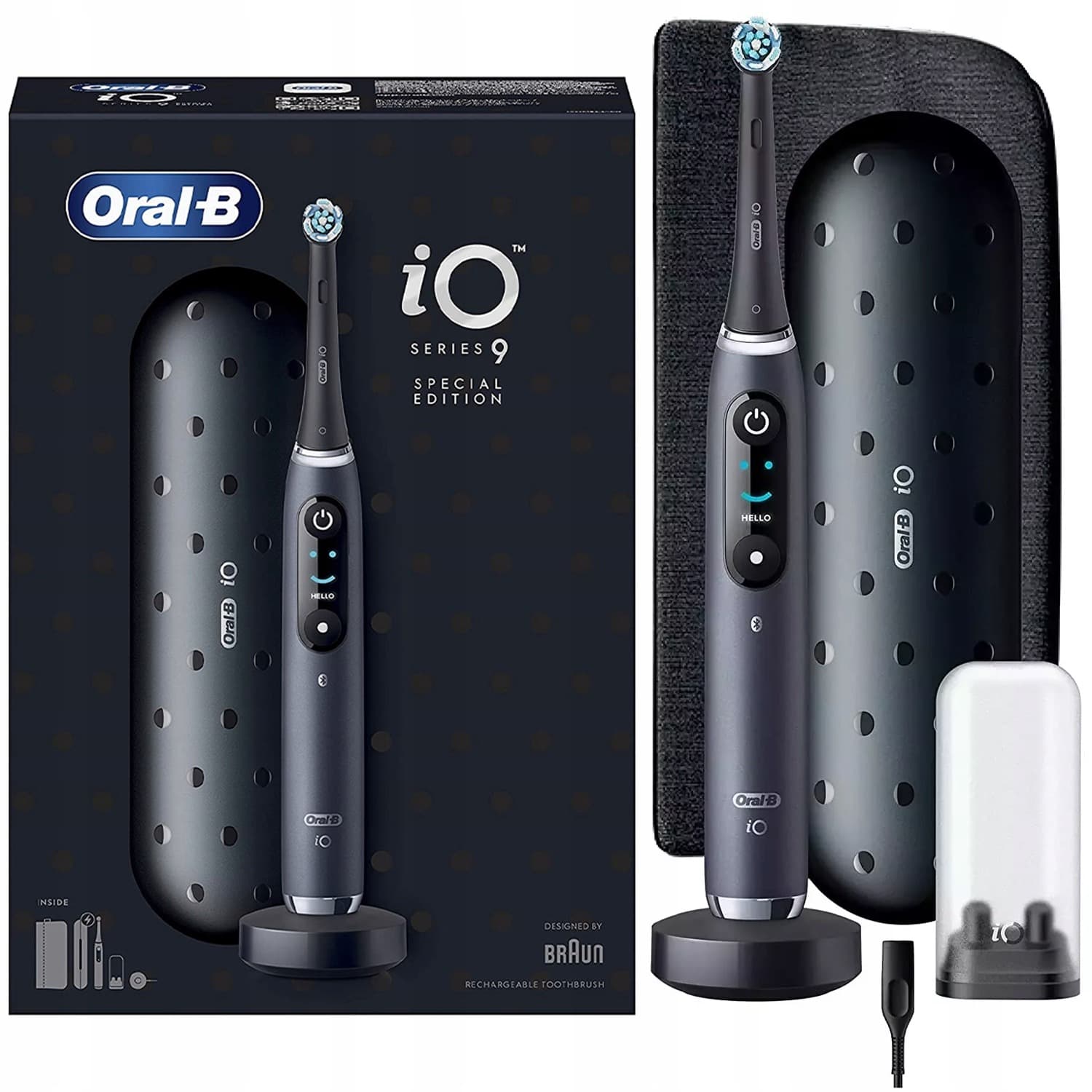 Szczoteczka elektryczna Oral-B iO Series 9 Luxe Edition Black Onyx