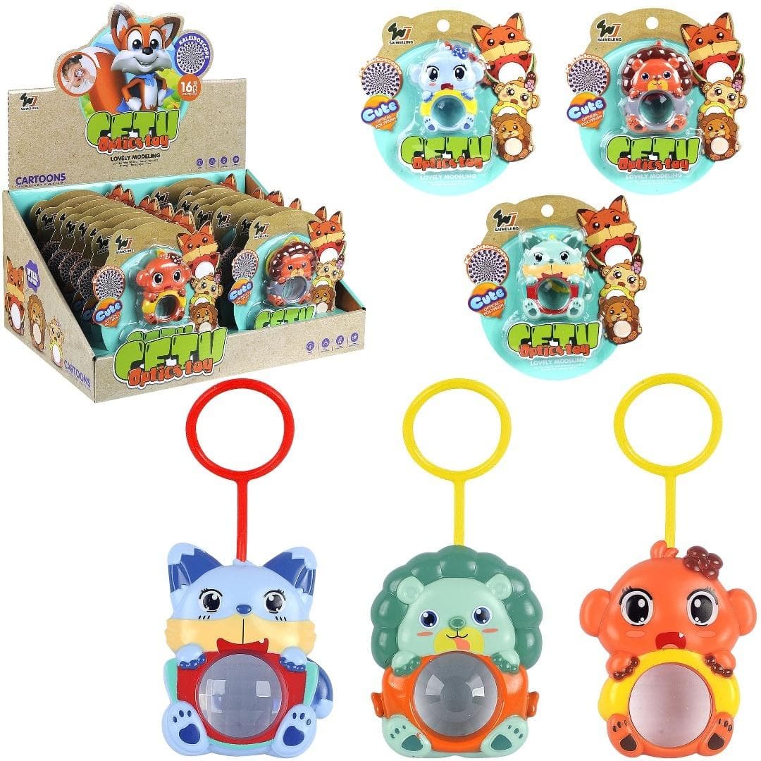 Szkło powiększające lupa dla dzieci zwierzęta MIX kolorów