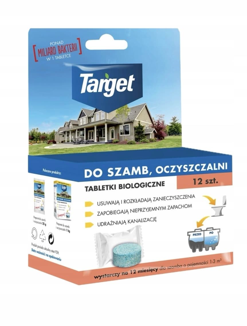 Tabletki bio do szamb 12 sztuk