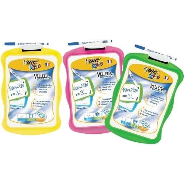 Tablica suchościeralna dla dzieci BIC Velleda mix kolorów