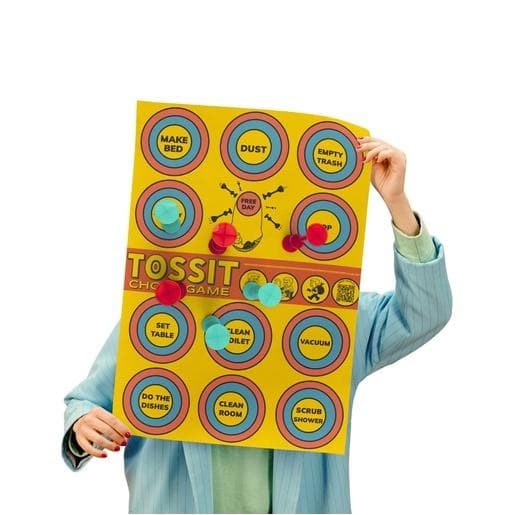 Tarcza do gry w rzutki Tossit - obowiązki i cornhole