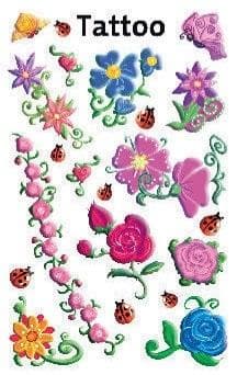 Tatuaże tymczasowe Kwiaty dla dzieci