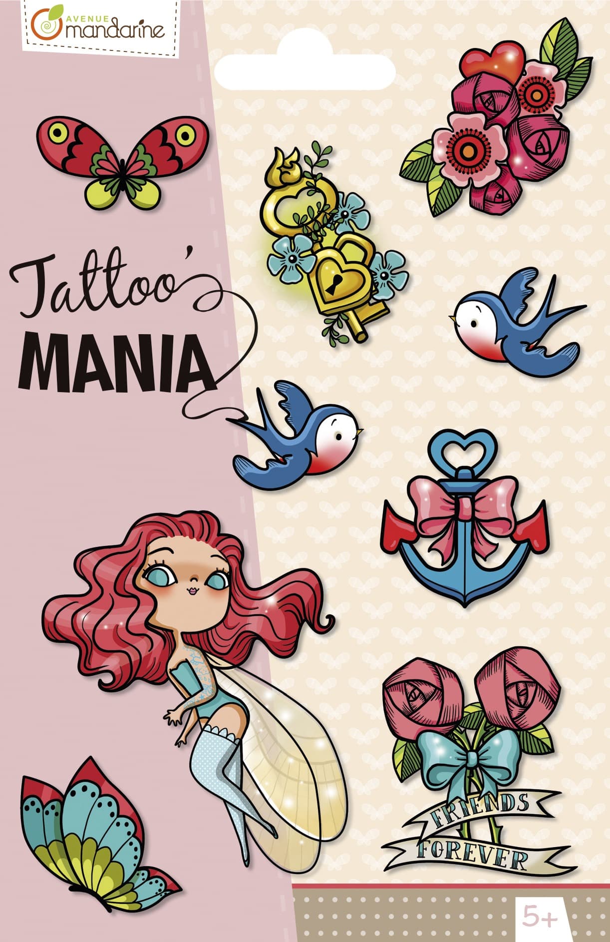 Tatuaże tymczasowe dla dzieci Wróżki 1 arkusz