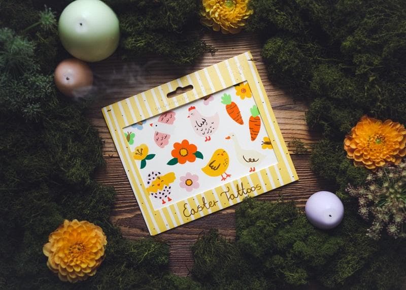 Tatuaże zmywalne Wielkanoc 20 sztuk