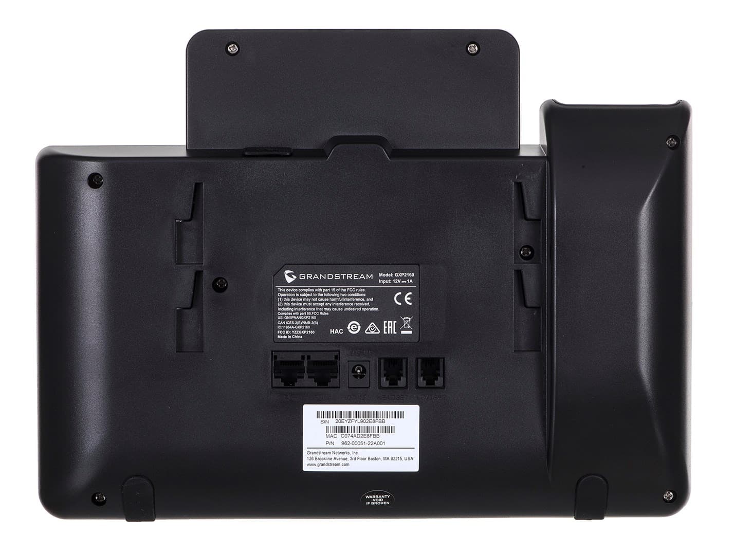 Telefon VoIP Grandstream z 6 liniami i wyświetlaczem LCD