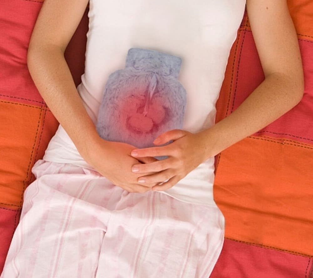 Termofor długi z futerkiem 1.7 litra różowy