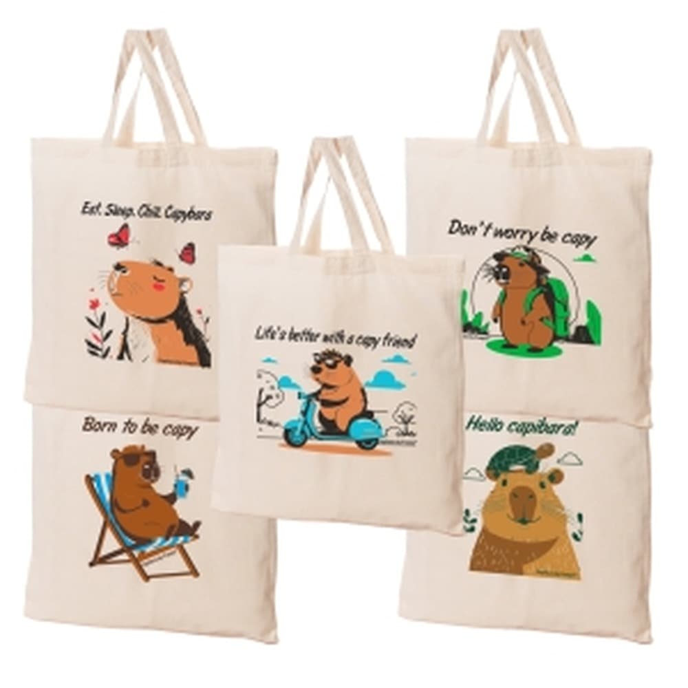 Torba bawełniana Frasco A10 Capibara na zakupy