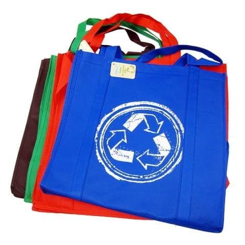 Torba na zakupy wielokrotnego użytku 38 x 36 x 20 cm