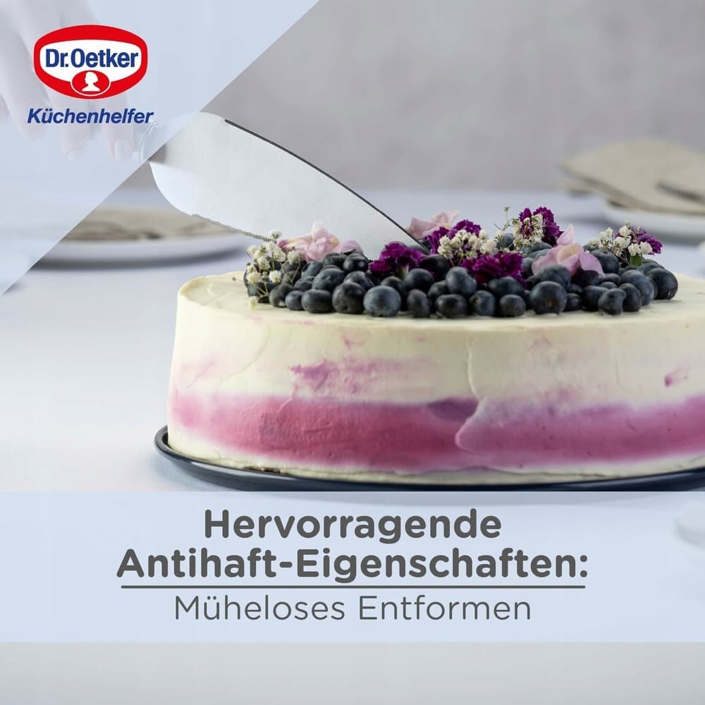 Tortownica emaliowana Dr. Oetker 28 cm