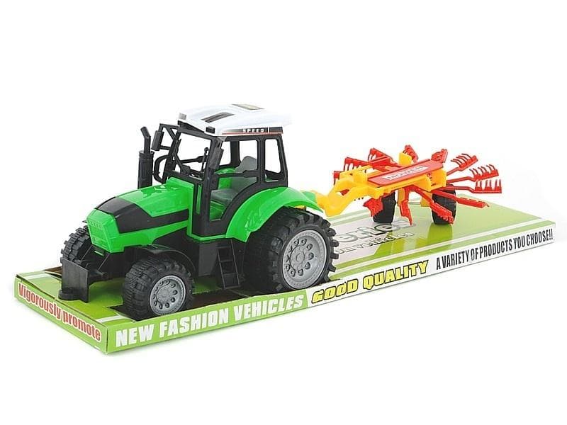 Traktor z maszyną rolniczą z napędem kołowym