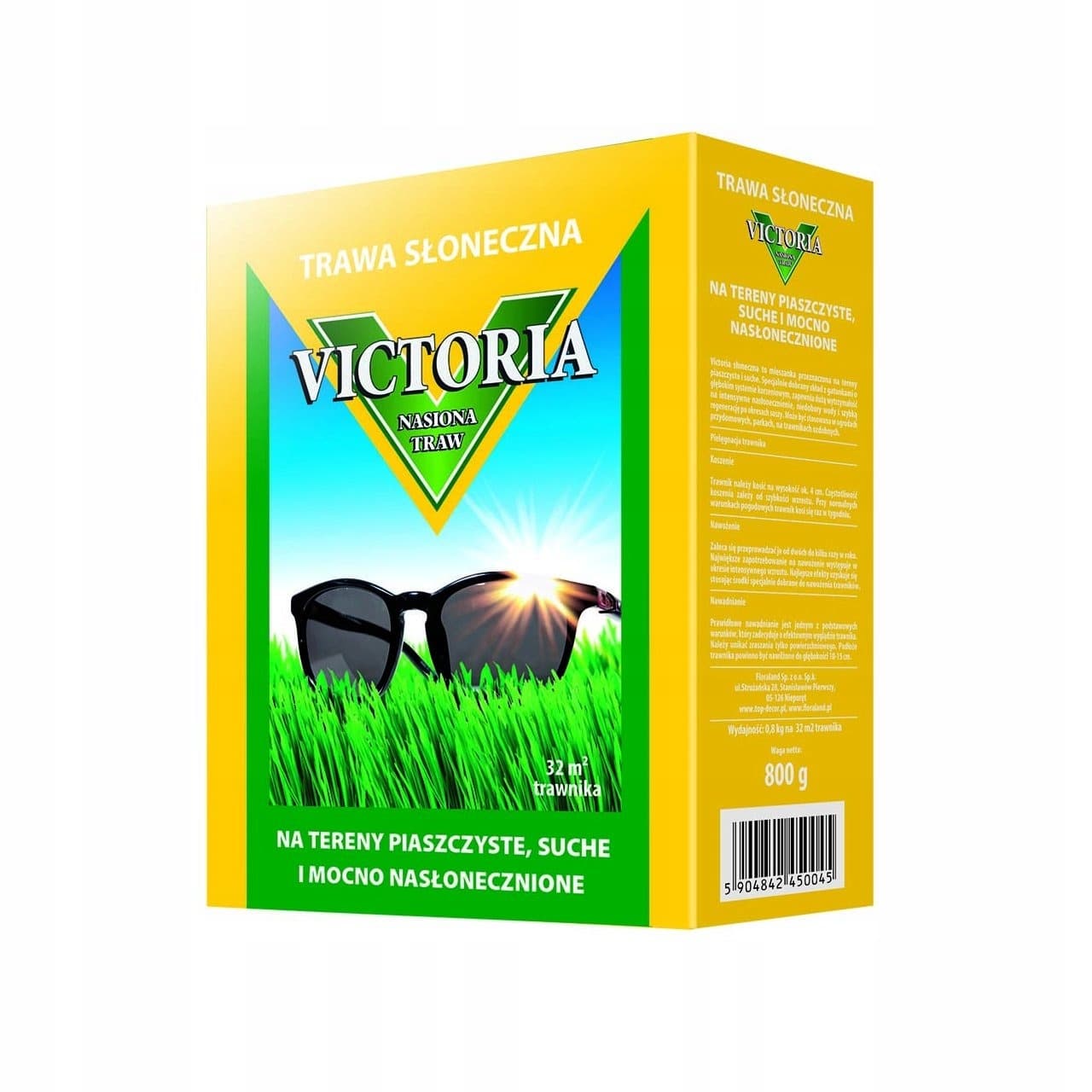 Trawa słoneczna do wysiewu 800 g