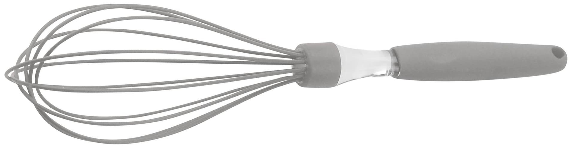 Trzepaczka silikonowa szara Kinghoff do mieszania