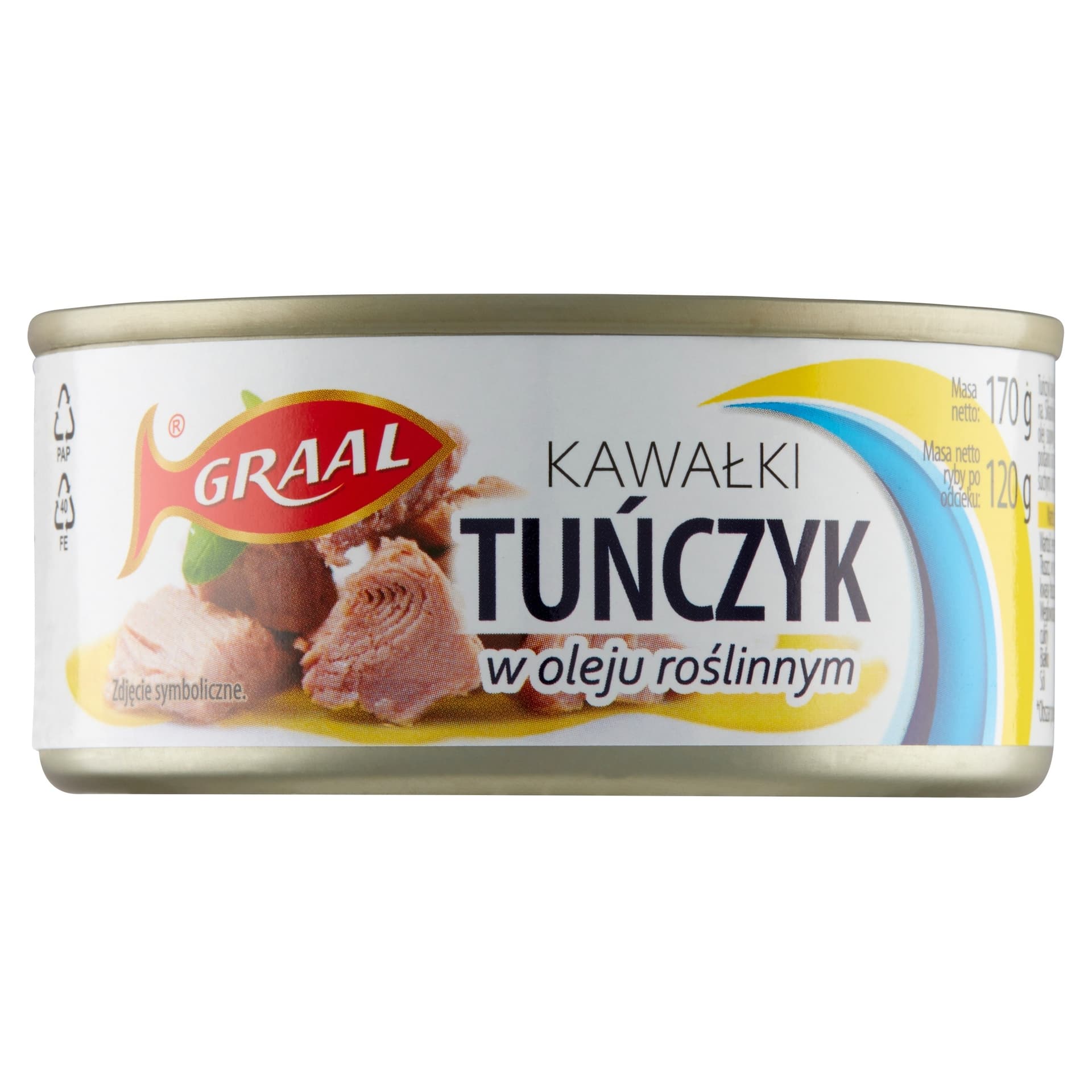 Tuńczyk kawałki w oleju roślinnym Tops 170 g