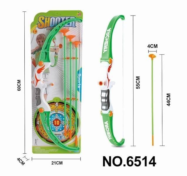 Łuk sportowy ze strzałami dla dzieci i dorosłych