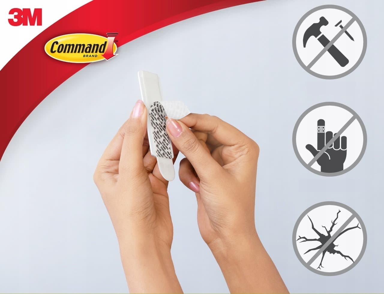 Uniwersalne gwoździe samoprzylepne 3M