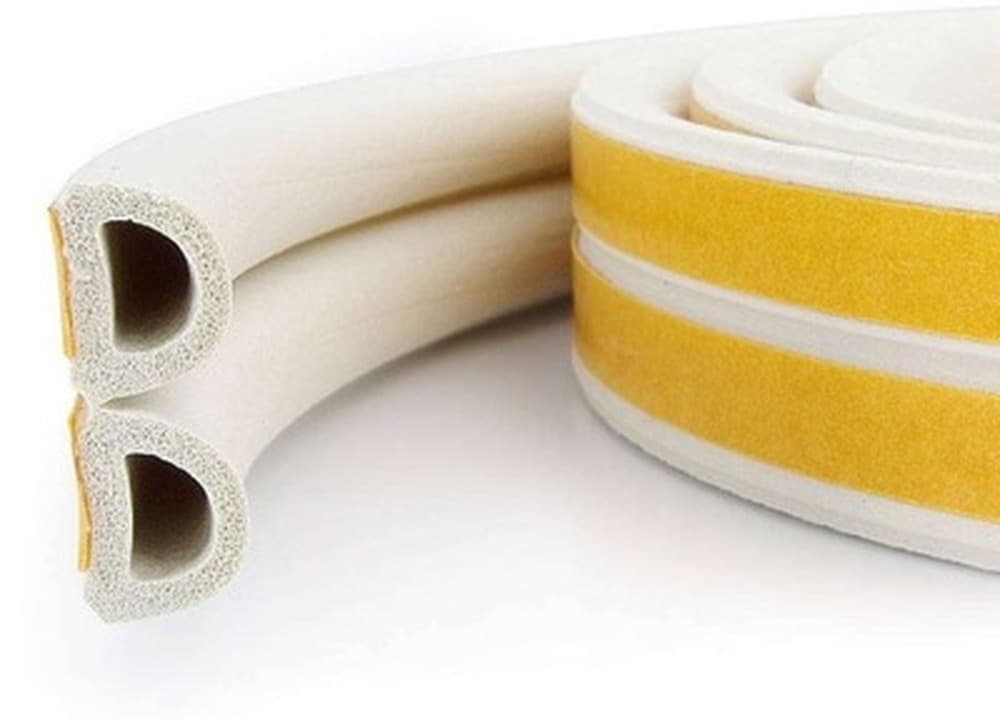 Uszczelka typu D biała 6 metrów