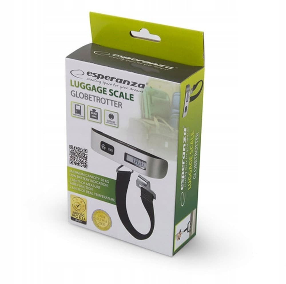 Waga bagażowa Esperanza Globetrotter ETS002 Srebrna