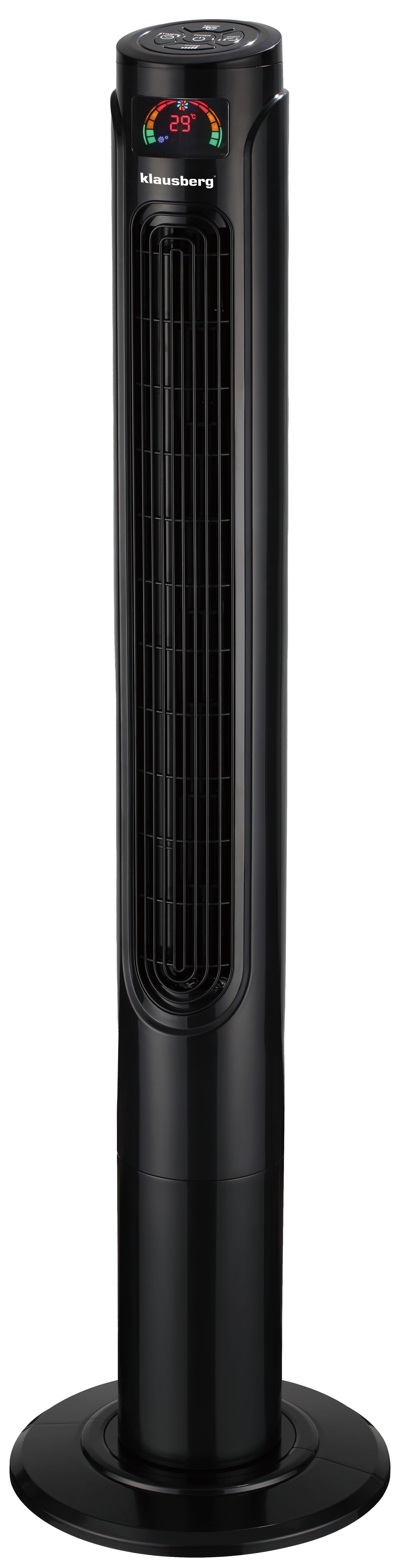 Wentylator kolumnowy Klausberg 120 cm z pilotem, czarny
