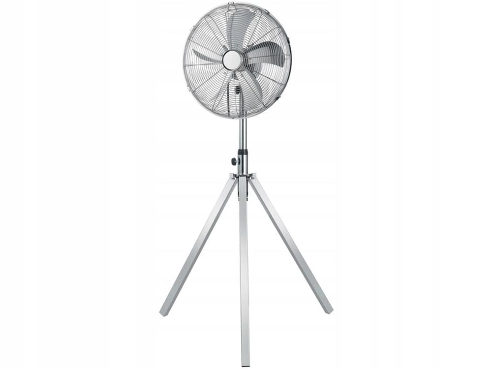 Wentylator podłogowy na trójnogu 50 W miedziany