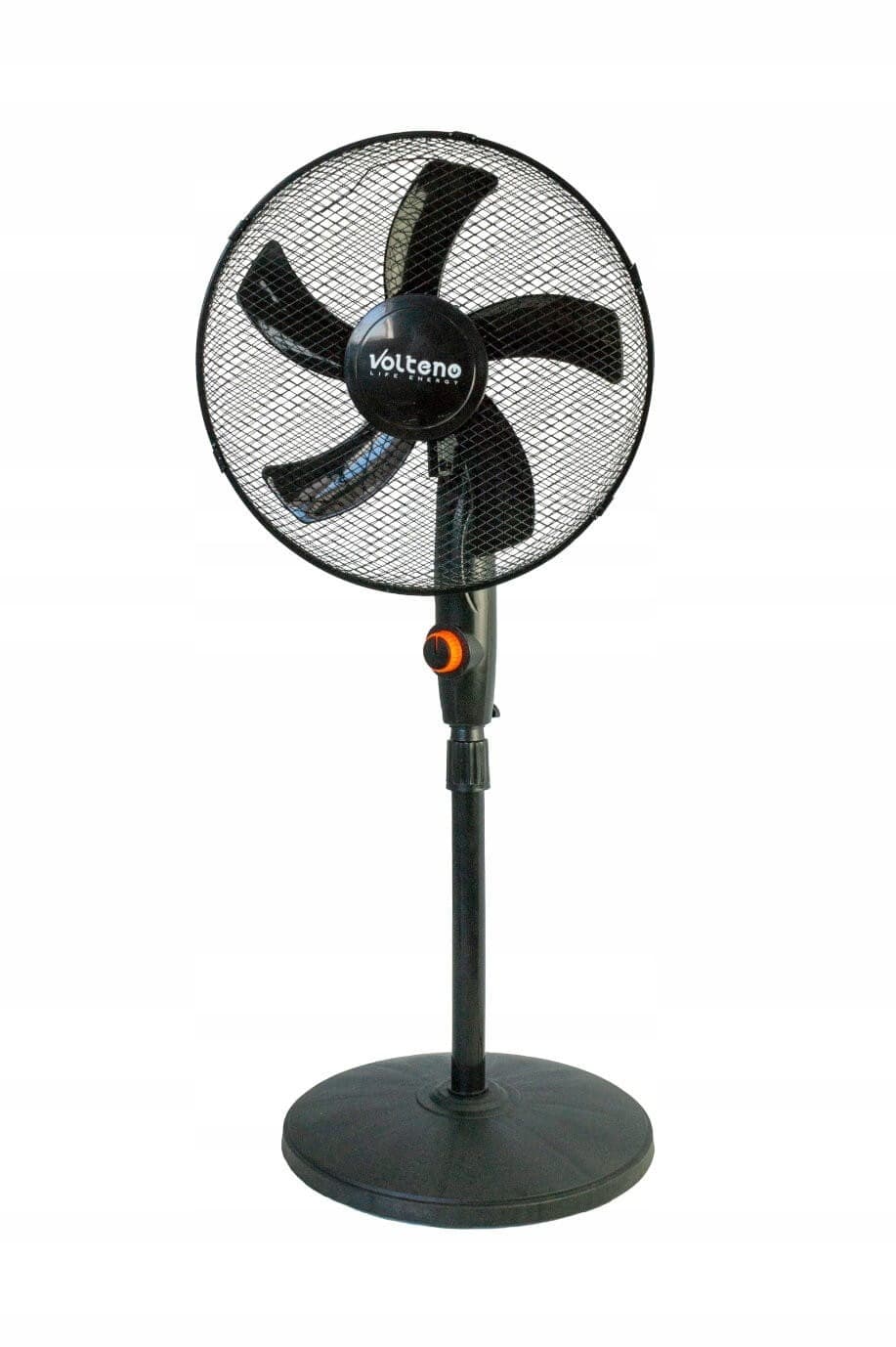 Wentylator podłogowy o średnicy 40 cm w kolorze czarnym