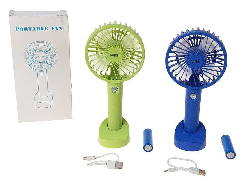 Wiatrak USB MIX wzorów - przenośny wentylator z kablem USB
