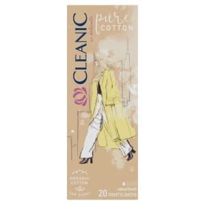 Wkładki higieniczne Cleanic Pure Cotton ultracienkie 20 sztuk