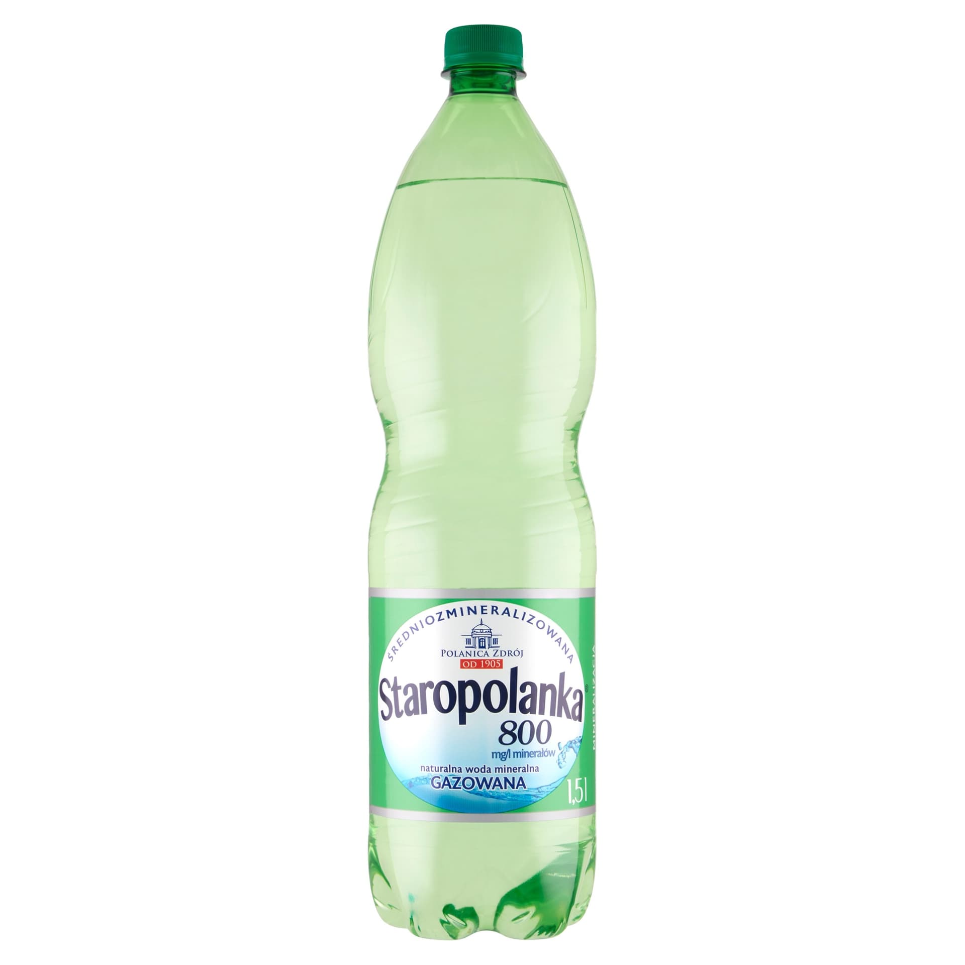 Woda mineralna Staropolanka gazowana 1,5 l