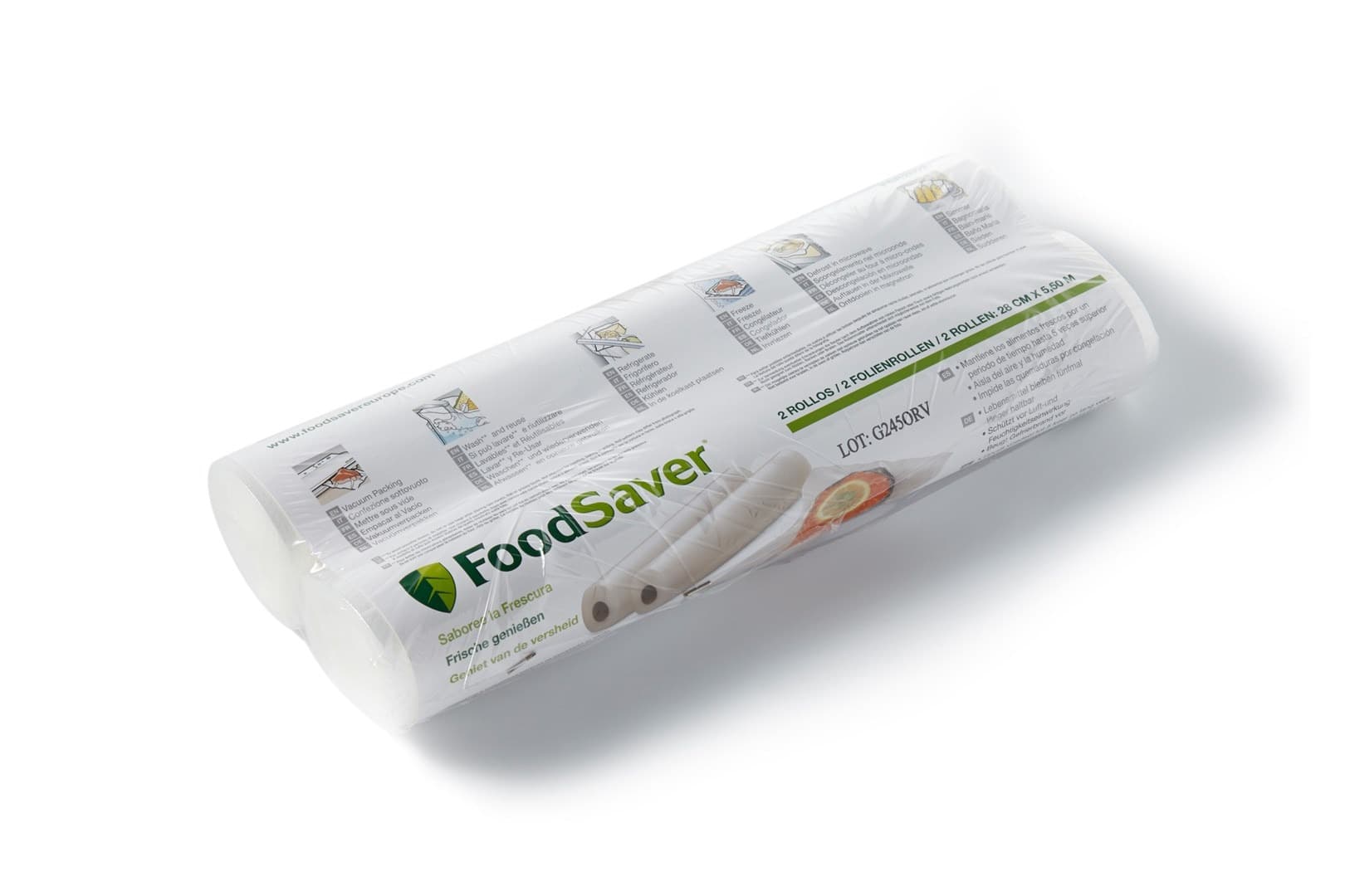 Worki do pakowania próżniowego FoodSaver 2 rolki 28 cm x 5,5 m