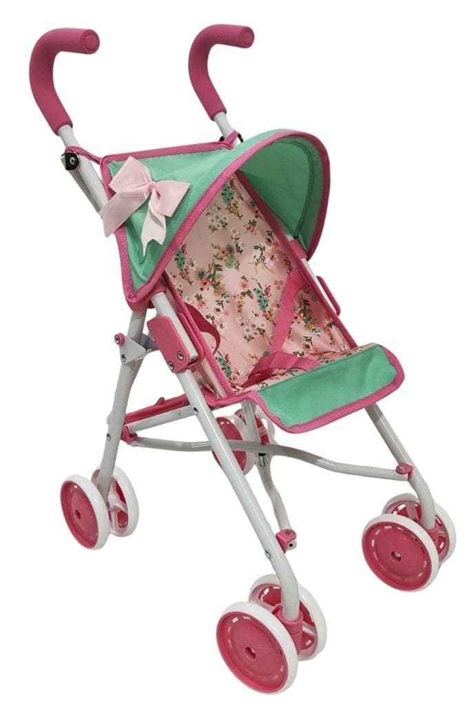 Wózek spacerowy dla lalek z regulowaną budką