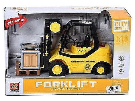 Wózek widłowy 1:16 z efektami świetlnymi i dźwiękowymi