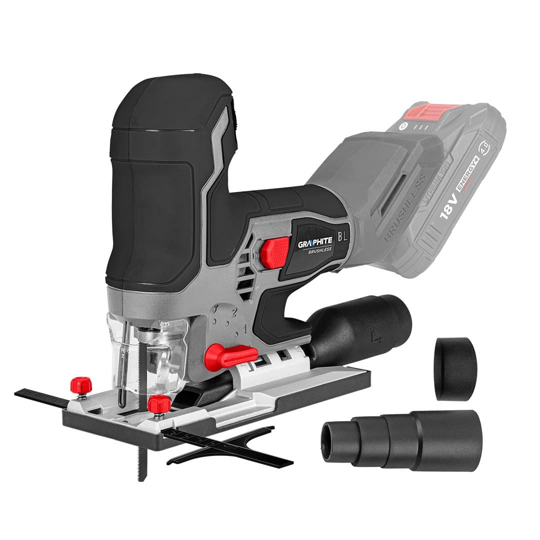 Wyrzynarka bezszczotkowa Energy+ 18V Li-Ion do drewna i stali