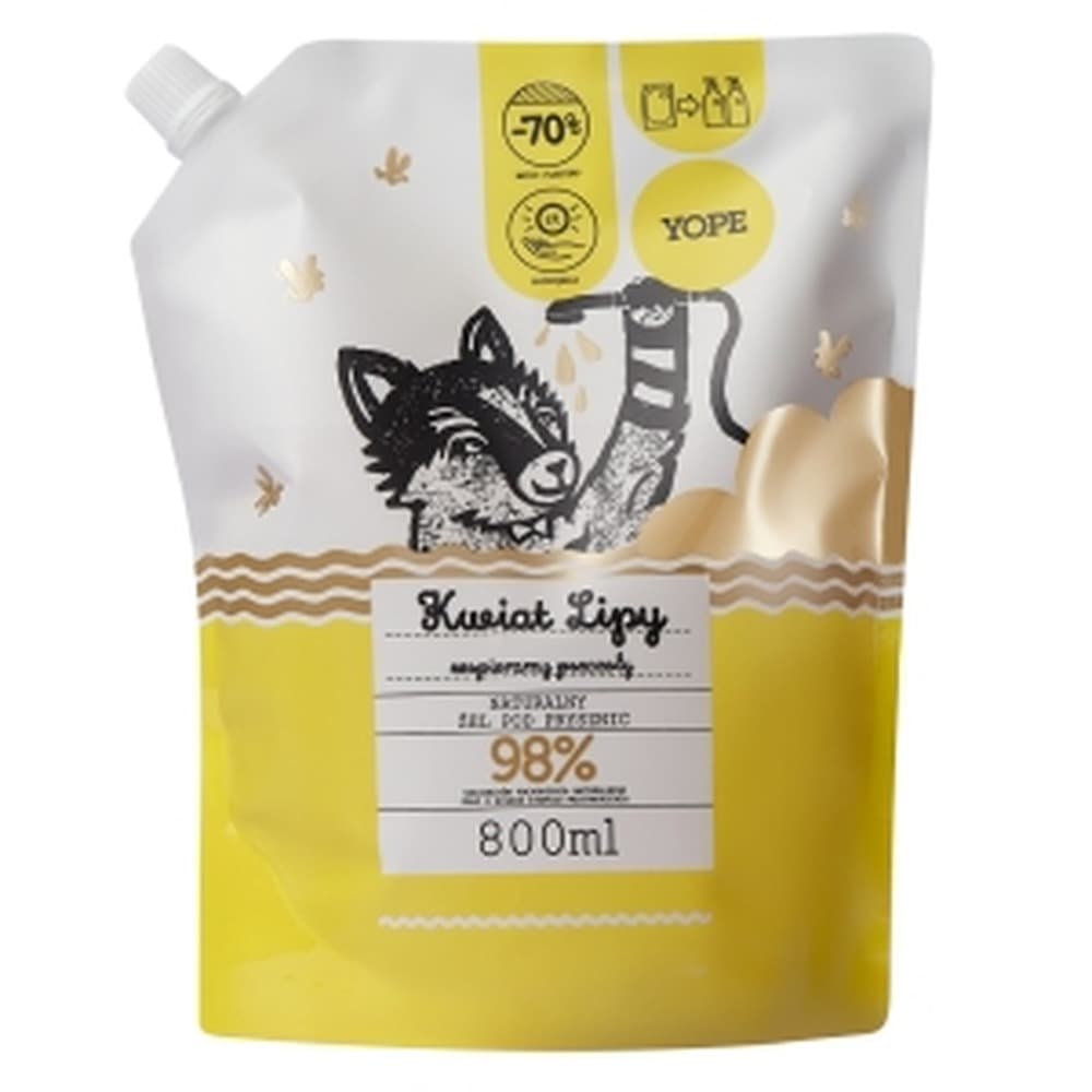 Yope żel pod prysznic i do kąpieli Kwiat Lipy 800 ml