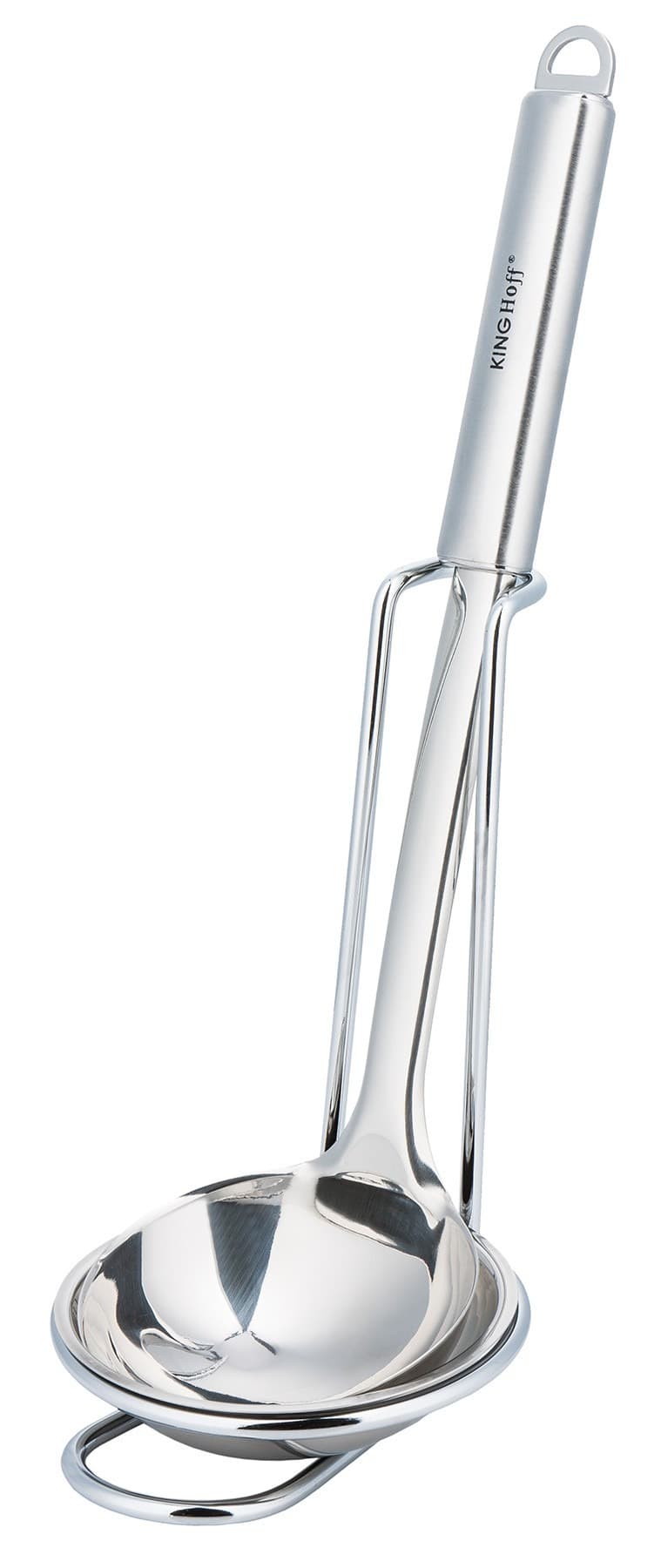 Łyżka kuchenna ze stali nierdzewnej z podstawką Kinghoff