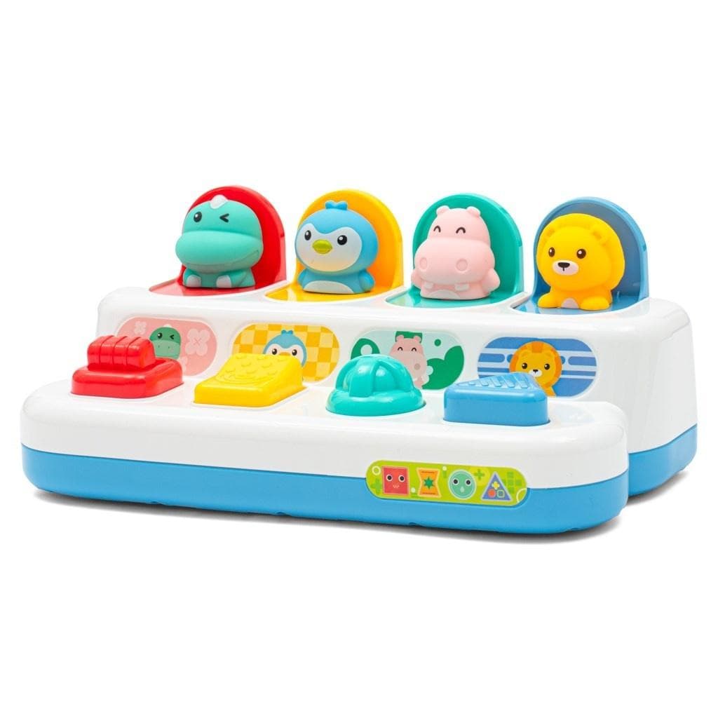 Interaktywna zabawka edukacyjna Zwierzątka Peekaboo Baby Mix