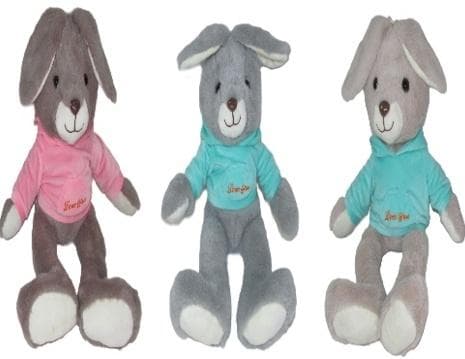 Zając dekoracyjny 30 cm - mix wzorów