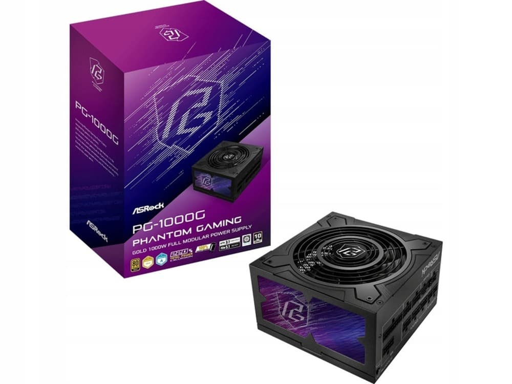 Zasilacz komputerowy ASRock PHANTOM GAMING 1300W 80 Plus Gold