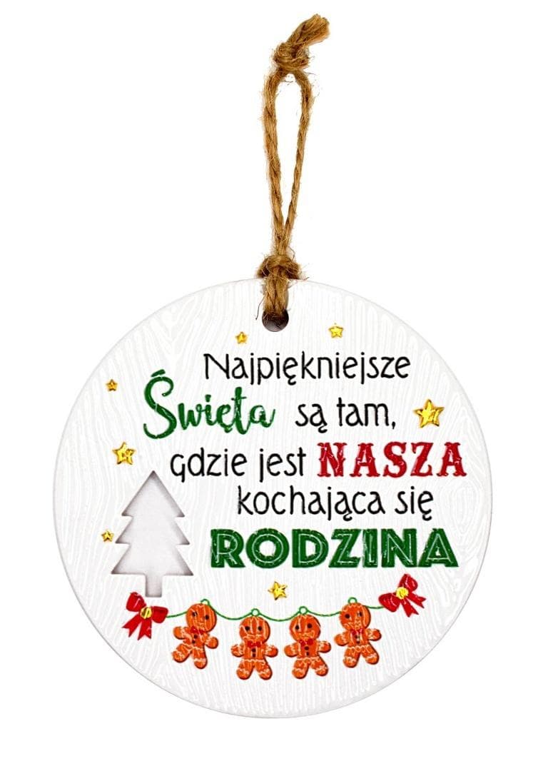 Zawieszka ozdobna Rodzina Kuka dekoracja