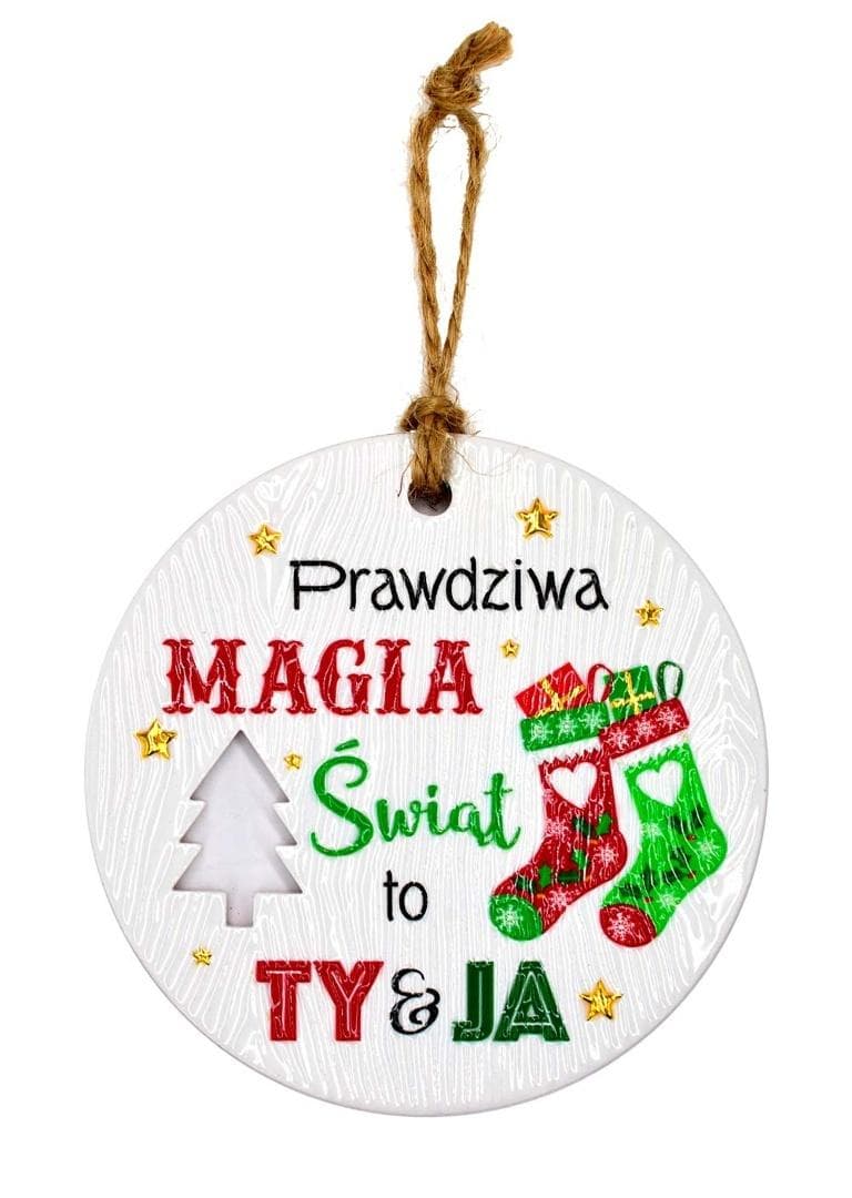 Zawieszka ozdobna Ty i Ja KUK dekoracyjna