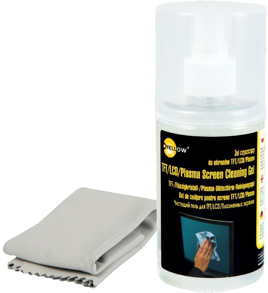 Żel czyszczący do ekranów 200 ml + mikrofibre 18X18 Yellow One