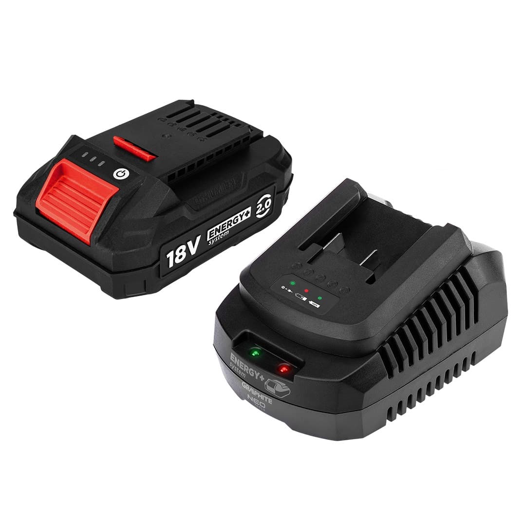 Zestaw akumulator 2 Ah z ładowarką Energy+