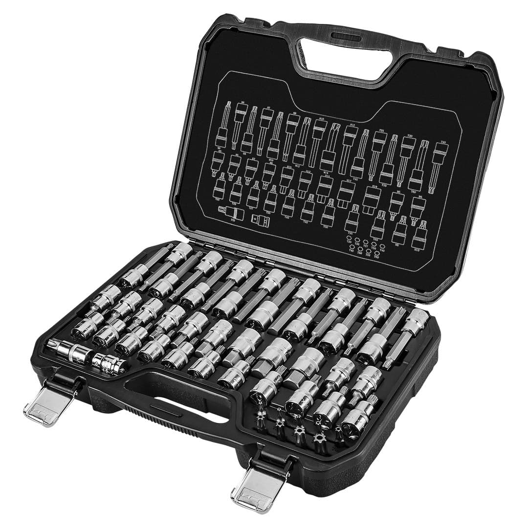 Zestaw bitów Torx 49 sztuk stal S2