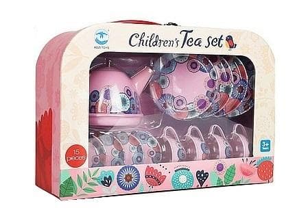 Zestaw do herbaty metalowy 15 elementów