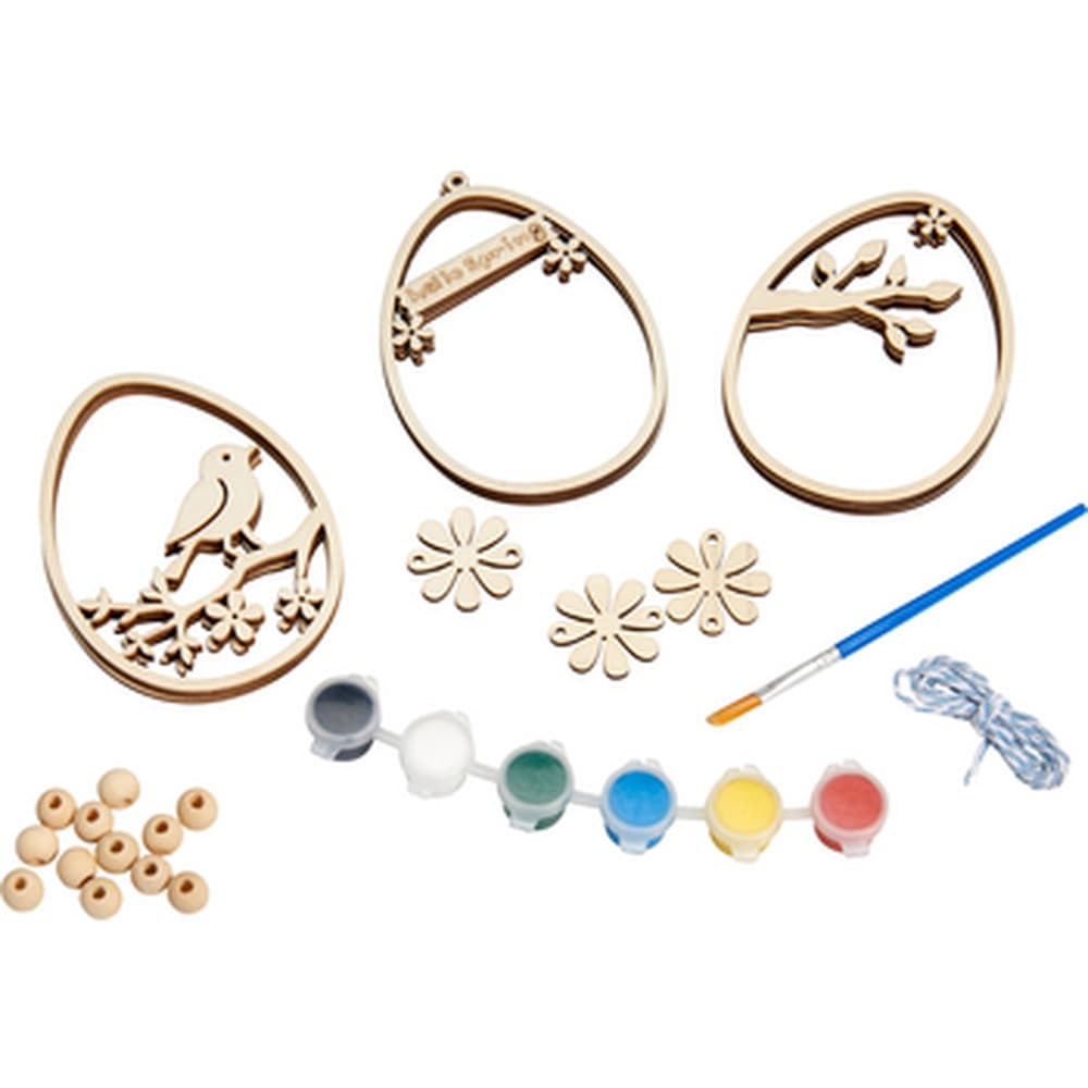 Zestaw do malowania zawieszek wiosennych 3 sztuki
