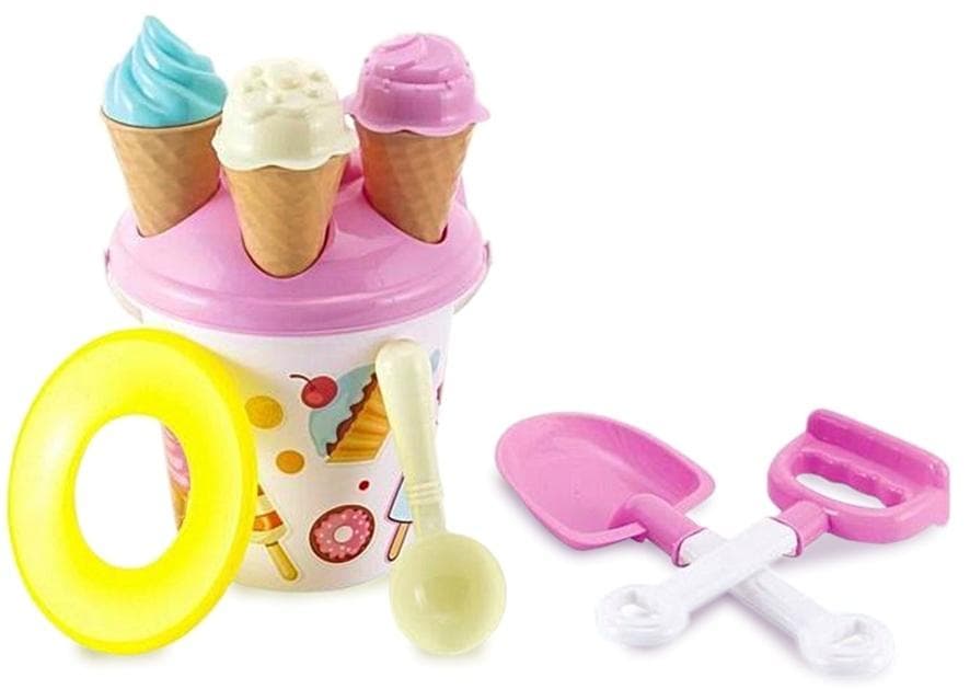 Zestaw do piasku dla dzieci biały