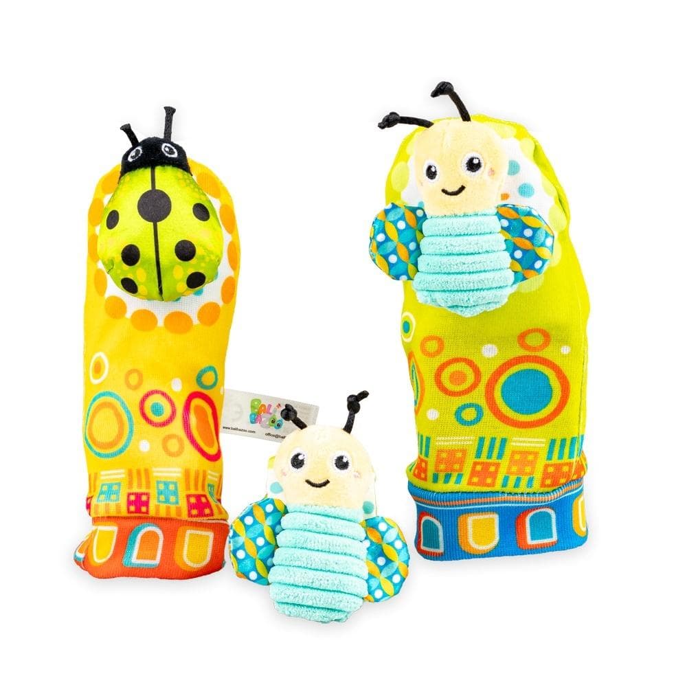 Zestaw grzechotek dla niemowląt Łąka Balibazoo