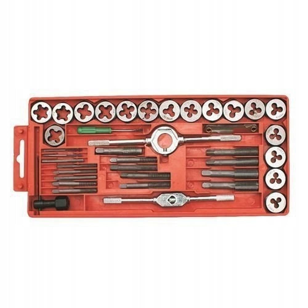 Zestaw gwintowników metrycznych i narzynek 40 sztuk M3-M12 1/8 NPT