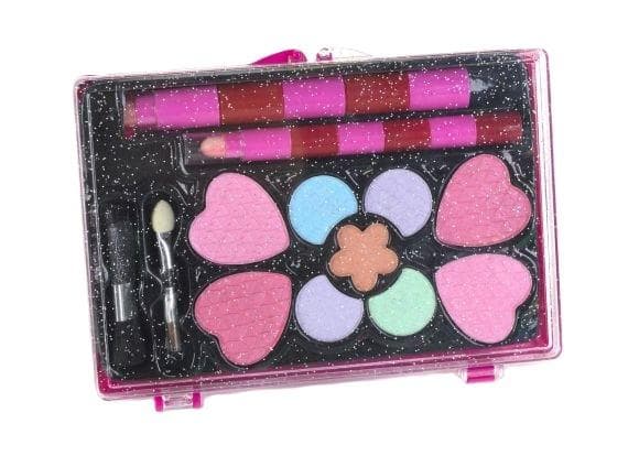 Zestaw kosmetyków do makijażu dla dzieci prostokątny