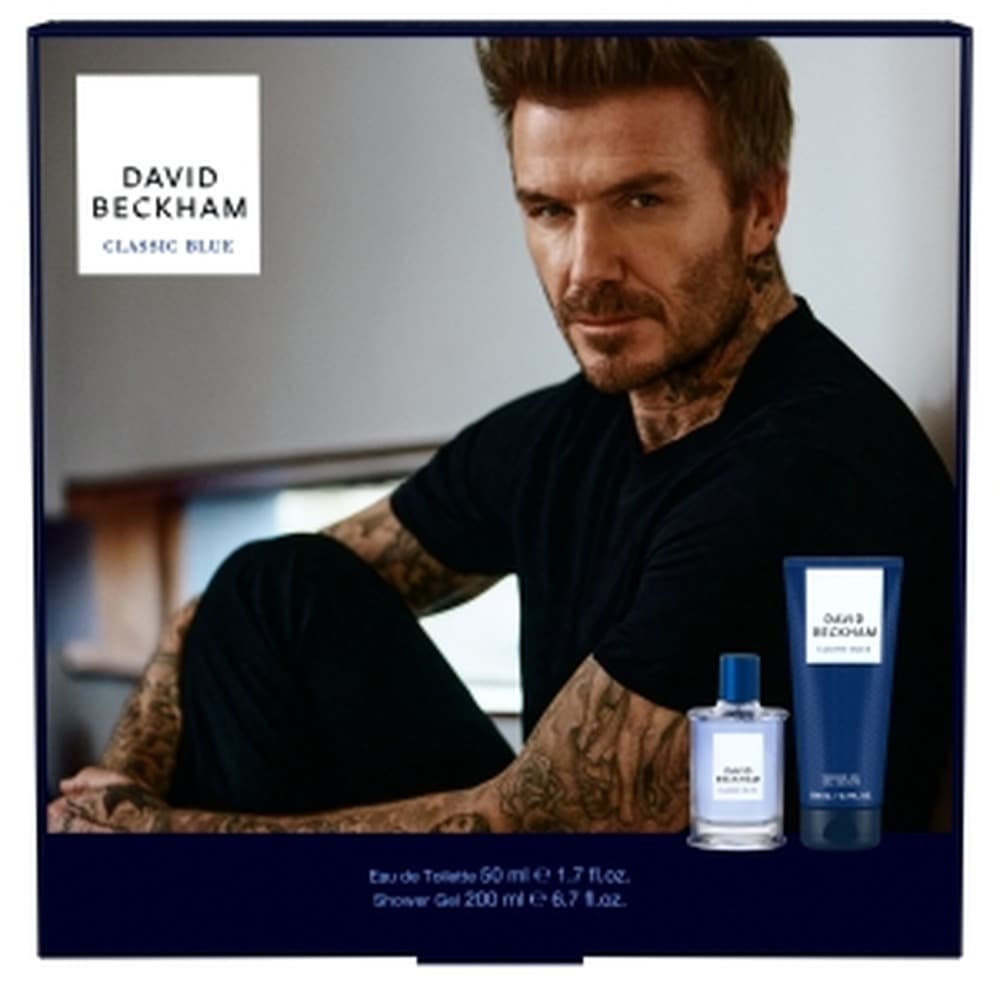Zestaw upominkowy David Beckham Classic Blue EDT 50 ml + Żel pod prysznic 200 ml